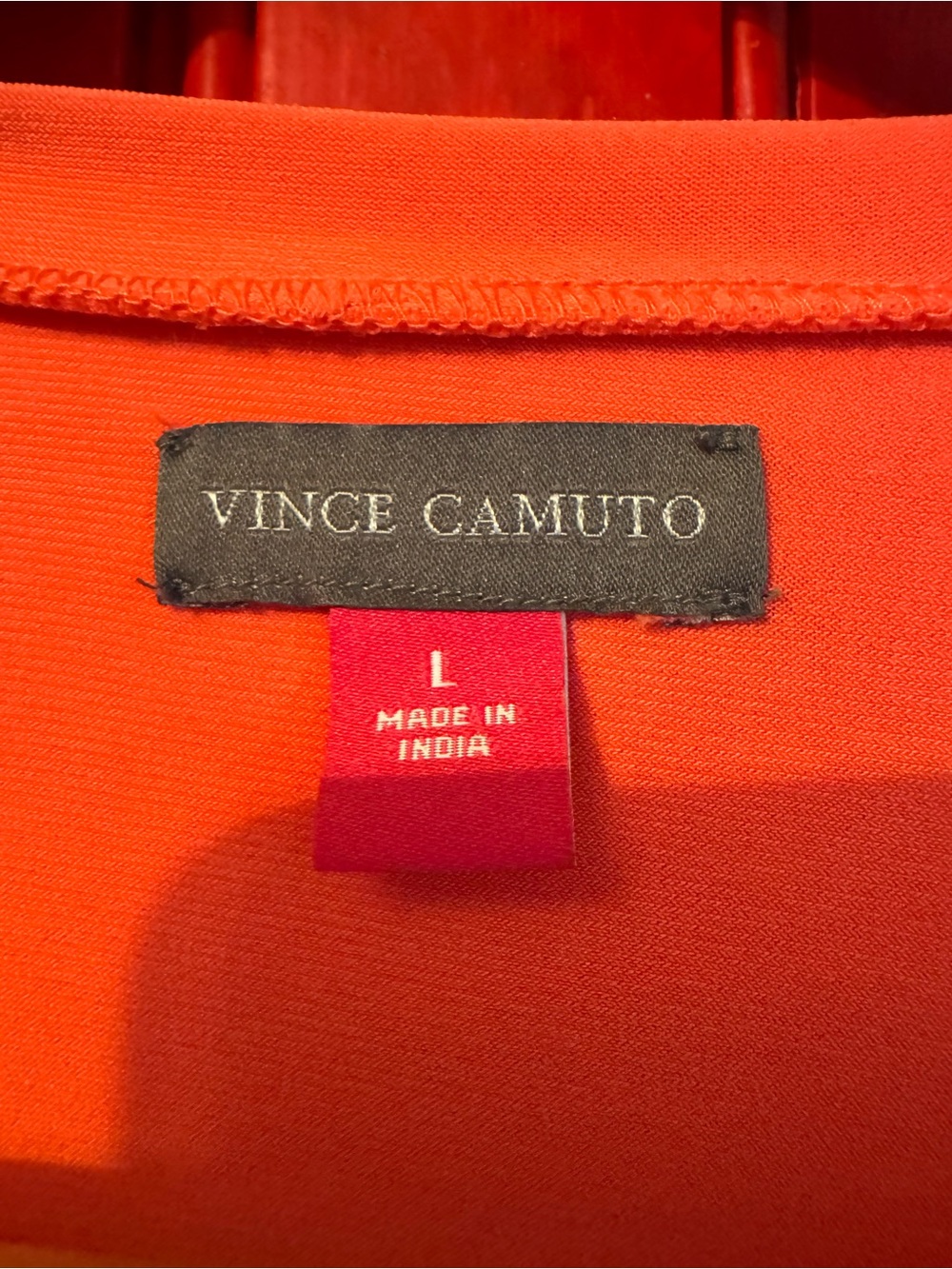 Vince Camuto Bright Orange Women's Blouse